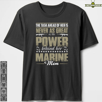 Marine Mom Power Daughter T-shirts