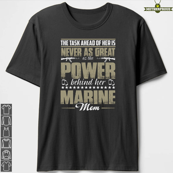 Marine Mom Power Daughter T-shirts