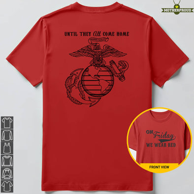 Marine Mom Parents On Friday T-shirts