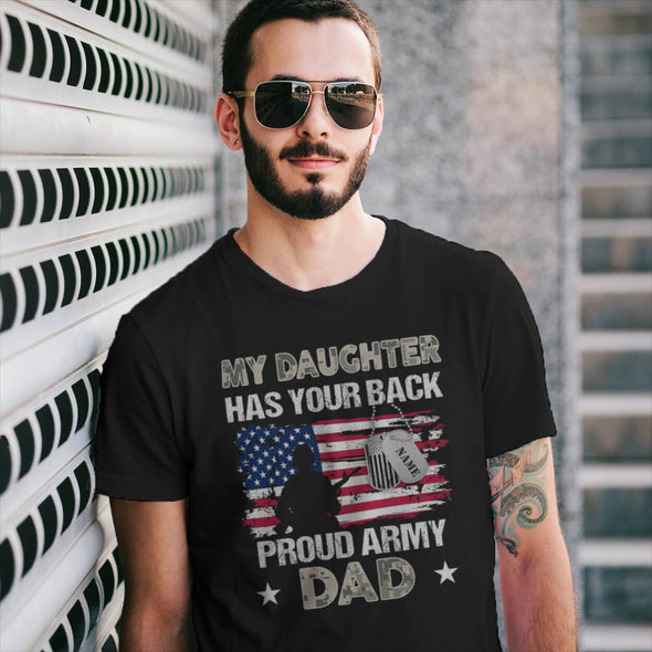 My Son Has Your Back Custom T-shirts Military Parents Apparel