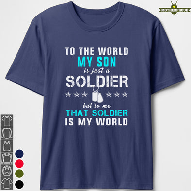 My Soldier My World Army Mom T-shirts