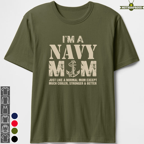 Navy Mom Cooler T-shirts