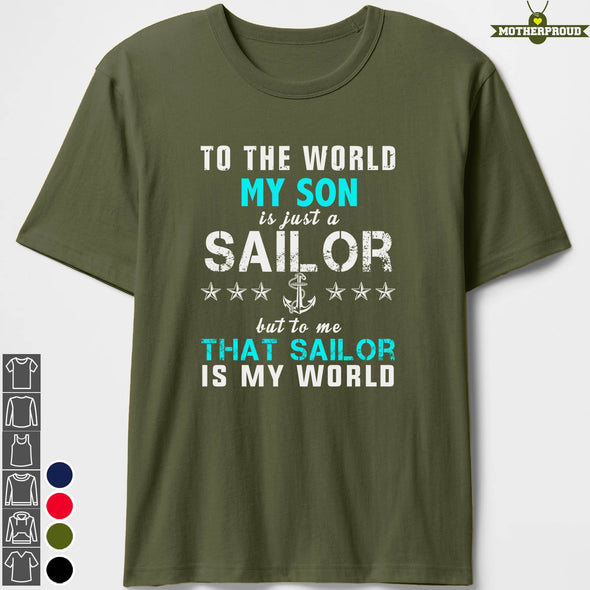 Navy Mom My Sailor My World T-shirts