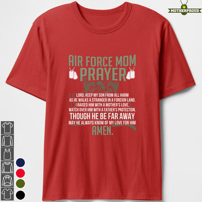 Prayer Air Force Mom T-shirts