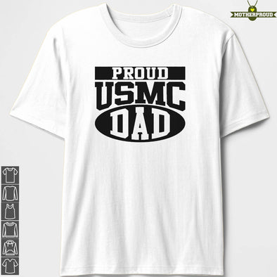 Proud USMC Dad Father T-shirts