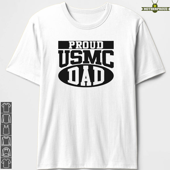 Proud USMC Dad Father T-shirts