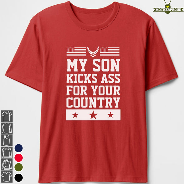 Proud Air Force Mom Kick Ass T-shirts