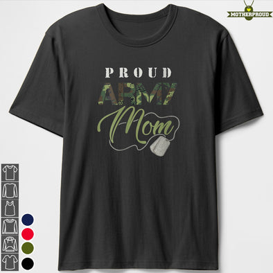 Proud Army Mom Camo T-shirts