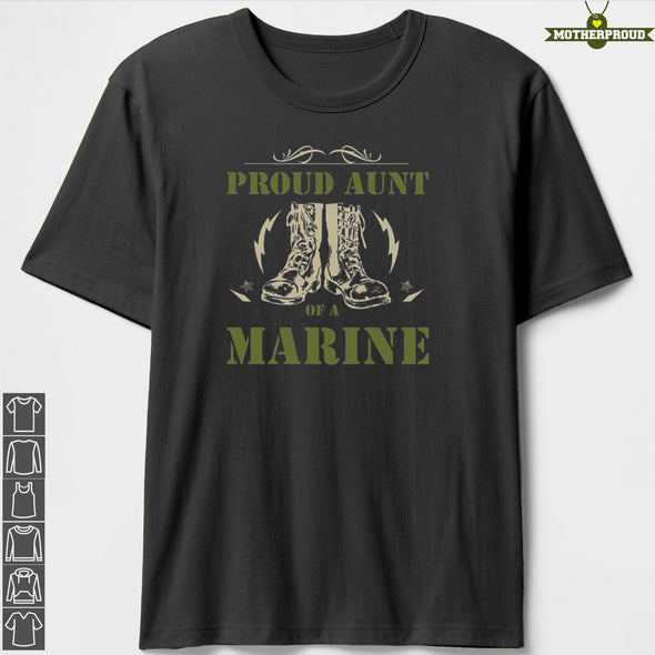 Proud Aunt of A Marine Family T-shirts