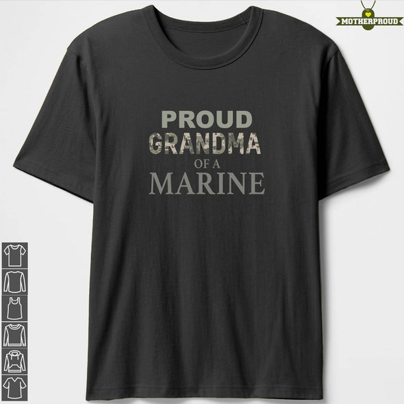 Proud Grandma of a Marine T-shirts USMC Grandma Apparel