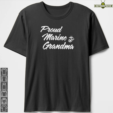 Proud Marine Grandma EGA T-shirts