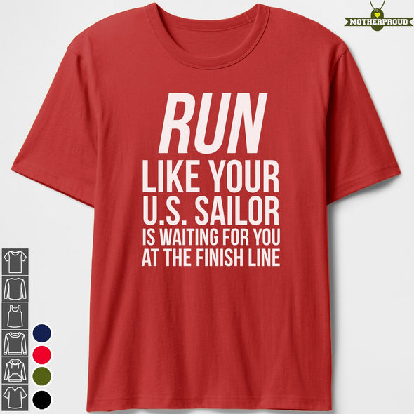 Proud Navy Mom RUN T-shirts
