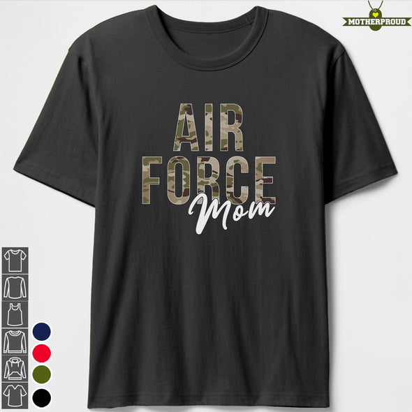 Proud US Air Force Mom Camo T-shirts