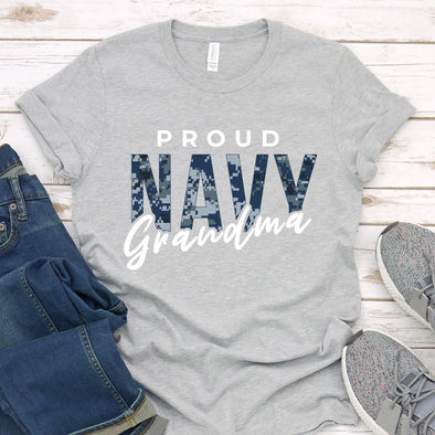 Proud US Navy Grandma Shirt