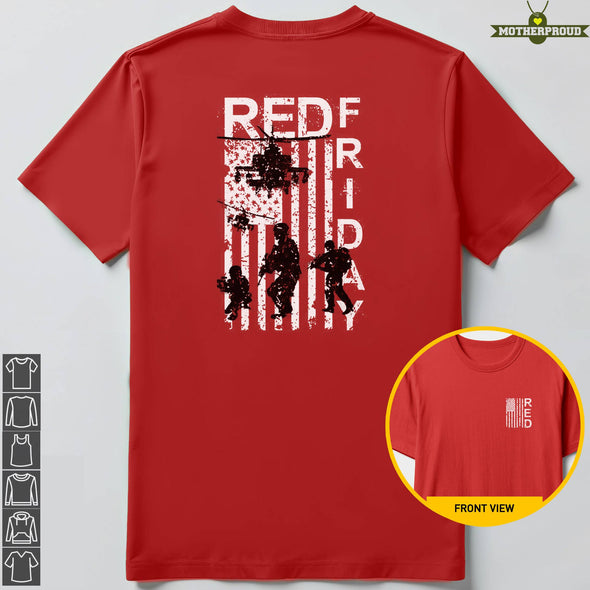 R.E.D. Friday USA Military T-shirts
