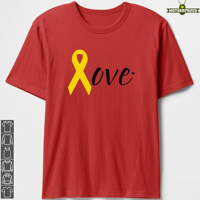 RED Friday Love Ribbon T-shirts