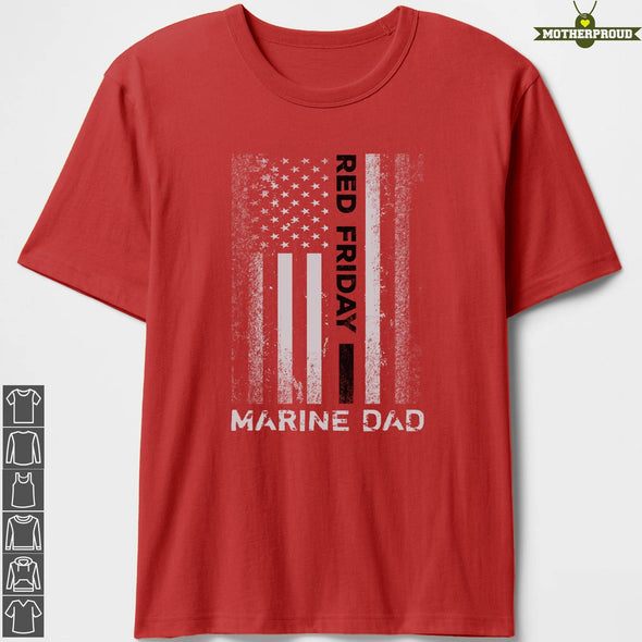 RED Friday Marine Dad T-shirts
