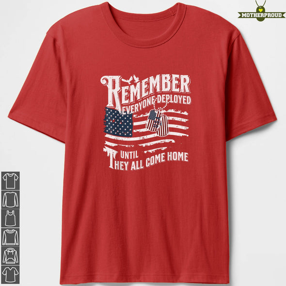 RED Friday Remembering Everyone Deployed Shirts Military