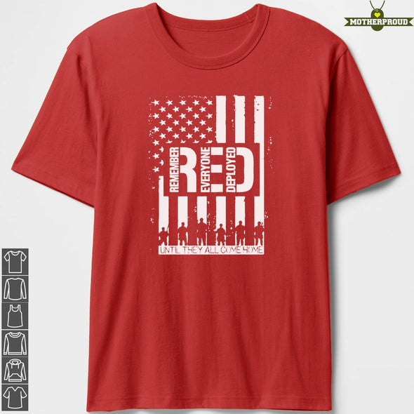 RED Fridays Until Flag T-shirts