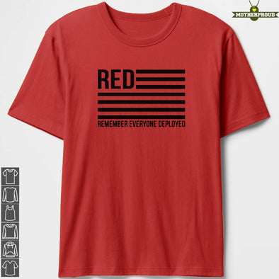 RED Remember Friday Flag T-shirts