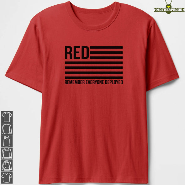 RED Remember Friday Flag T-shirts