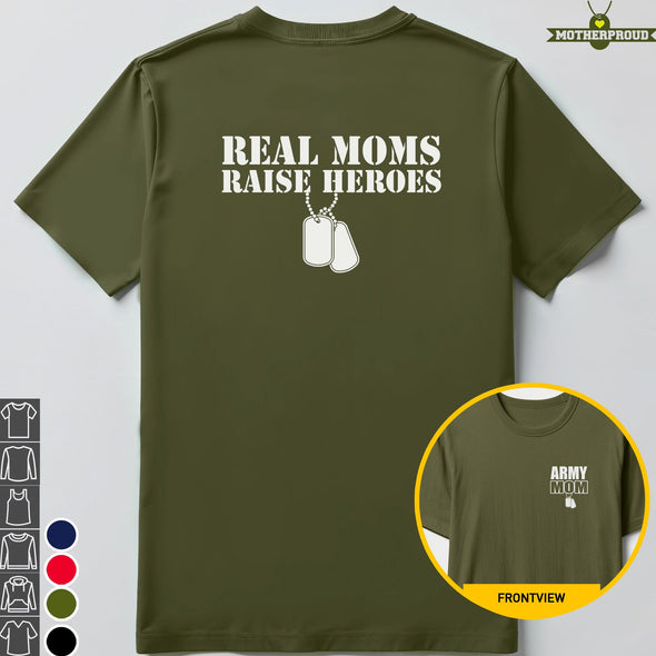 Real Moms Army Moms T-shirts