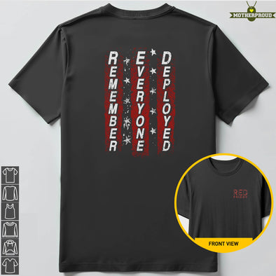 Red Friday Remember Everyone Deployed Decor T-shirts