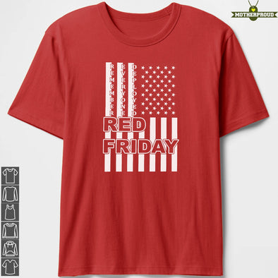 Red Friday Flag T-shirts