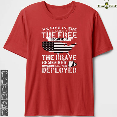 Red Friday Land of Free T-shirts