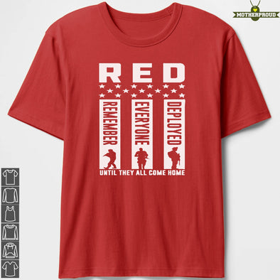 Remember Everyone Deployed Soldiers Apparel T-shirts