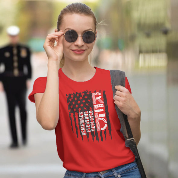 RED Remember Everyone Deployed Shirt Friday Military