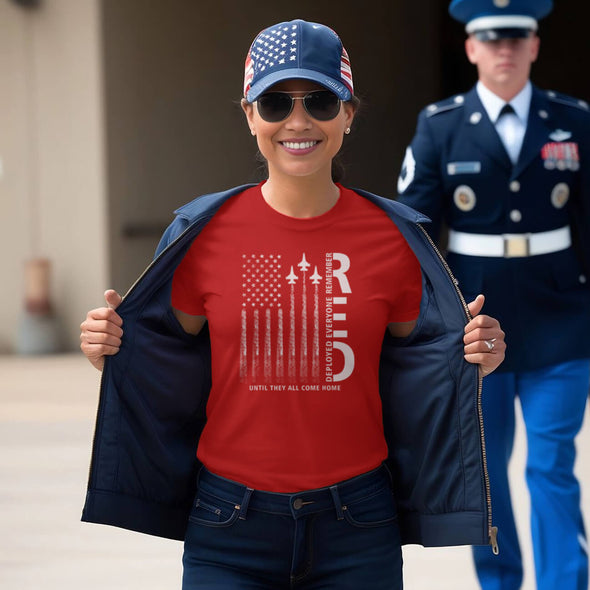 RED Friday Remember Everyone Deployed Air Force Shirts