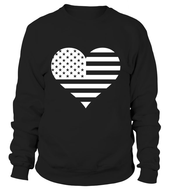 U.S America Heart Flag T-shirts - MotherProud