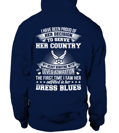 Air Force Mom Daughter Love & Admiration T-shirts - MotherProud