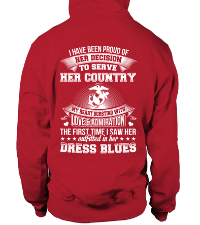 Marine Mom Daughter Love & Admiration T-shirts - MotherProud
