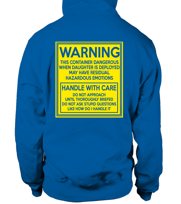 Army Mom Handle With Care Daughter T-shirts - MotherProud