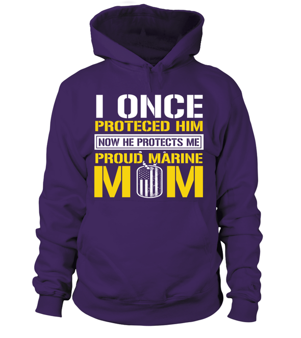 Marine Mom Protects T-shirts - MotherProud