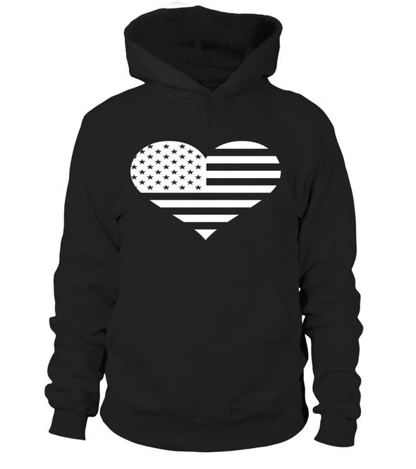 U.S America Heart Flag T-shirts - MotherProud