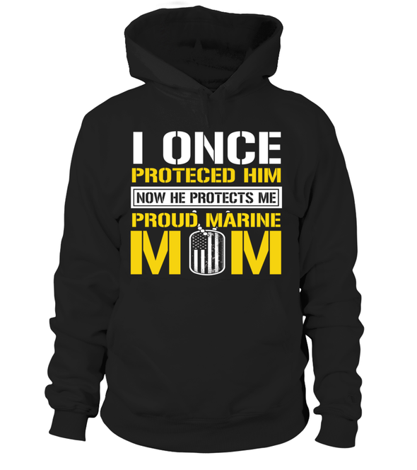 Marine Mom Protects T-shirts - MotherProud