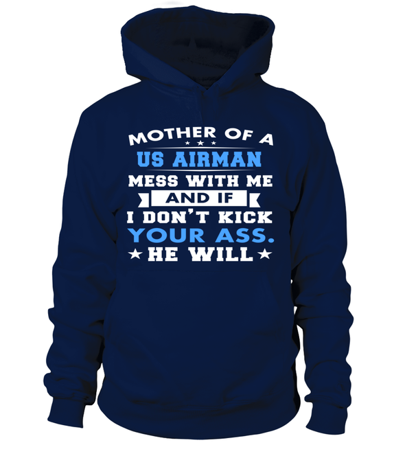 Air Force Mom Kick Ass T-shirts - MotherProud