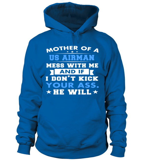 Air Force Mom Kick Ass T-shirts - MotherProud