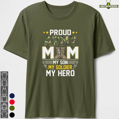 U.S Army Mom My Son Soldier Hero T-shirts