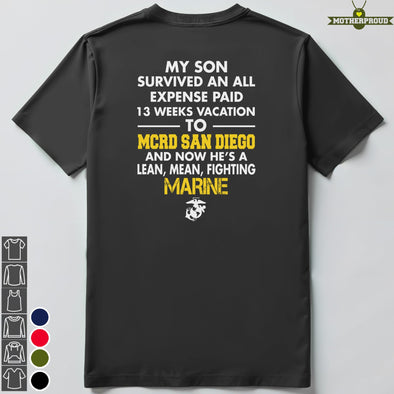 US Marine Mom MCRD San Diego T-shirts