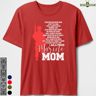 US Marine Mom Not Shy T-shirts