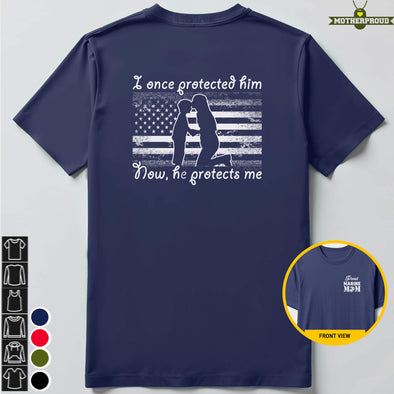 US Marine Mom Once Protected Flag T-shirts