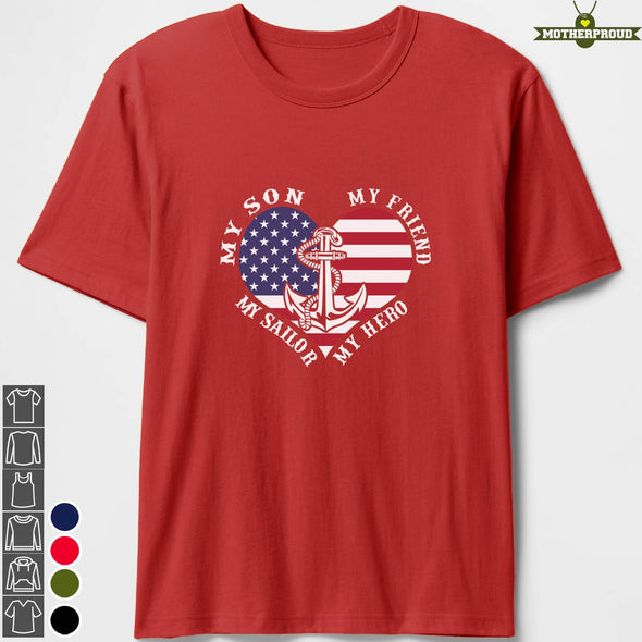 US Navy Mom My Friend T-shirts