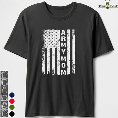 Vintage Army Mom Flag T-shirts