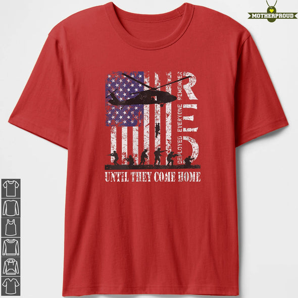 Vintage Remember Everyone Deployed T-shirts