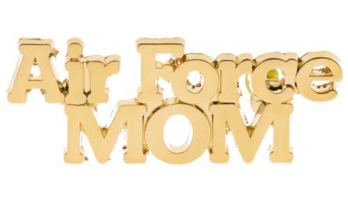 Air Force Mom Script Hat or Lapel Pin - MotherProud
