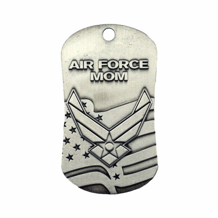 Air Force Mom Dad Dog Tag Necklace-Isaiah